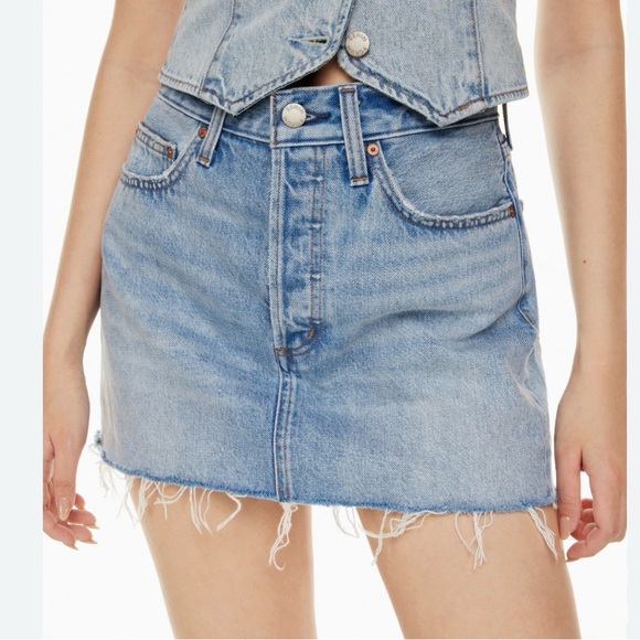 Denim Forum Dresses & Skirts - Denim Forum 90s ricci Mini Skirt